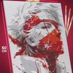 Картина по номерам Наруто Аниме Какаши Хатаке 40x50