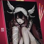 Картина по номерам Геншин Импакт Игра Коломбина 40x50