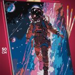 Картина по номерам Абстракция Арт космос 40x50