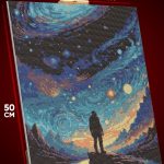 Алмазная мозаика Абстракция Арт космос 40x50