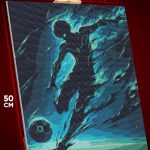 Алмазная мозаика Синяя тюрьма Аниме футбол 40x50