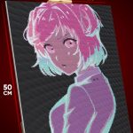 Алмазная мозаика Doki Doki  Игра 40x50