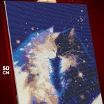Алмазная мозаика Котики Арт космос 40x50
