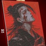 Алмазная мозаика Магическая битва Аниме Гето Сугуру 40x50