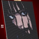 Алмазная мозаика Девушка Аниме-арт готическая 40x50