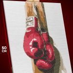 Алмазная мозаика Спорт бокс перчатки 40x50