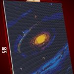 Алмазная мозаика Абстракция космос млечный путь 40x50