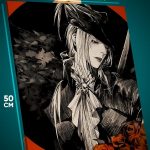 Картина на стену Bloodborne Игра вампир 40x50
