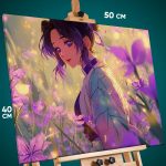 Картина на стену Клинок рассекающий демонов Аниме Кочо 40x50