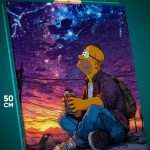 Картина на стену Мультсериалы Симпсоны Гомер 40x50