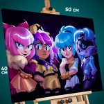 Картина на стену Brawl Stars Игра 40x50