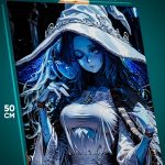 Картина на стену Elden Ring Игра Элден Ринг Ренни ведьма 40x50