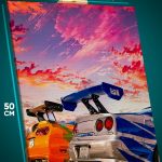 Картина на стену Авто гоночные 40x50