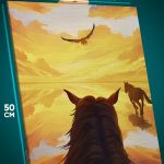 Картина на стену Лошади конь 40x50