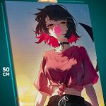 Картина на стену Zenless Zone Zero Игра Эллен Джо 40x50