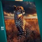 Картина на стену Животные леопард 40x50
