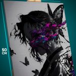 Картина на стену Клинок рассекающий демонов Аниме Кочо 40x50