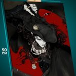 Картина на стену Bloodborne Игра вампир 40x50