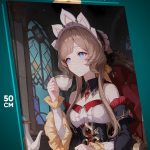 Картина на стену Геншин Импакт Игра Сандроне  40x50
