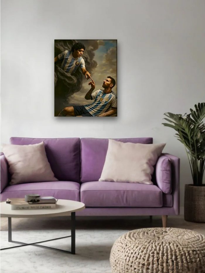 Картина на стену Спорт Футболист Лионель Месси 40x50 — изображение 2