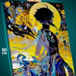 Картина на стену Геншин Импакт Игра Сяо 40x50