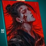 Картина на стену Магическая битва Аниме Гето Сугуру 40x50