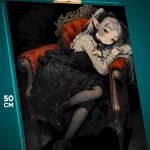 Картина на стену Фрирен Аниме готическая девушка 40x50