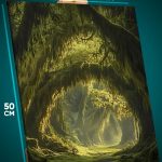 Картина на стену Пейзаж летний природа джунгли тропики 40x50