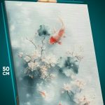 Картина на стену Животные карпы 40x50