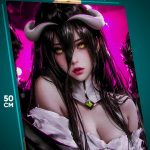 Картина на стену Повелитель Аниме Альбедо 40x50