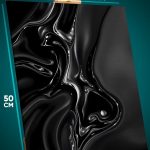 Картина на стену Абстракция волны 40x50