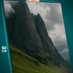 Картина на стену Пейзаж летний природа горы 40x50