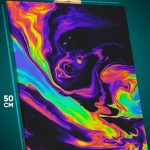 Картина на стену Абстракция волны 40x50