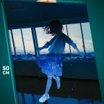 Картина на стену Девушка Аниме-арт силуэт 40x50