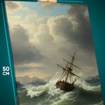 Картина на стену Репродукция шторм 40x50