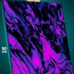 Картина на стену Абстракция волны 40x50