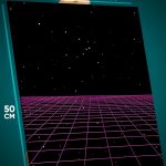 Картина на стену Абстракция космос ретро-футуризм 40x50