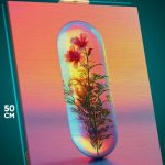 Картина на стену Цветы в капсуле 40x50