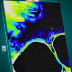 Картина на стену Абстракция волны 40x50