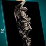 Картина на стену Религия ангел статуя 40x50