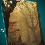 Картина на стену Пейзаж лесной природа туман 40x50