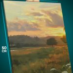 Картина на стену Пейзаж летний закат 40x50