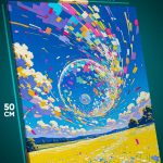 Картина на стену Абстракция пейзаж 40x50