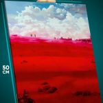 Картина на стену Евангелион Аниме пейзаж 40x50