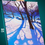 Картина на стену Пейзаж зимний природа лес 40x50