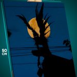 Картина на стену Тетрадь смерти Аниме Рюк бог смерти 40x50