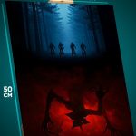 Картина на стену Сериалы Кино Очень странные дела 40x50
