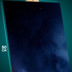 Картина на стену Абстракция космос звезды 40x50
