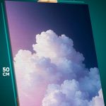 Картина на стену Абстракция небо облака 40x50