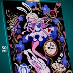 Картина на стену Мультфильмы Дисней Алиса в стране чудес 40x50